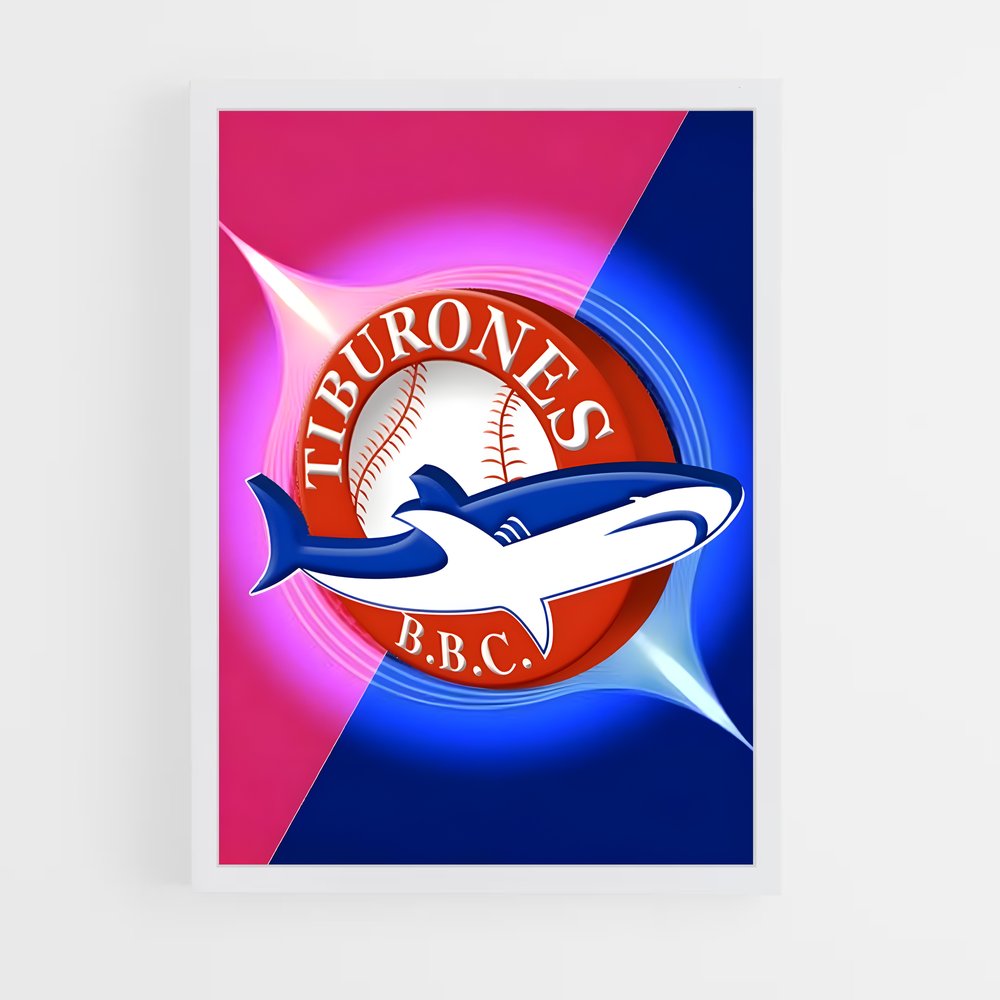 Poster Sharkball Fever – affiche Baseball (vue 3)